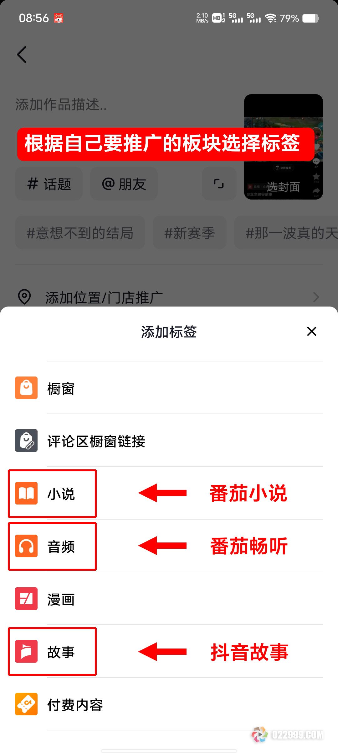 番茄小说抖音故事标签选择.jpg