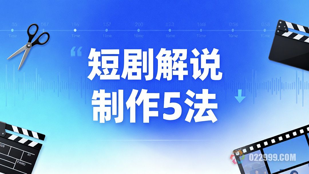 短剧解说视频制作的5种高效方法,新手也能快速上手
