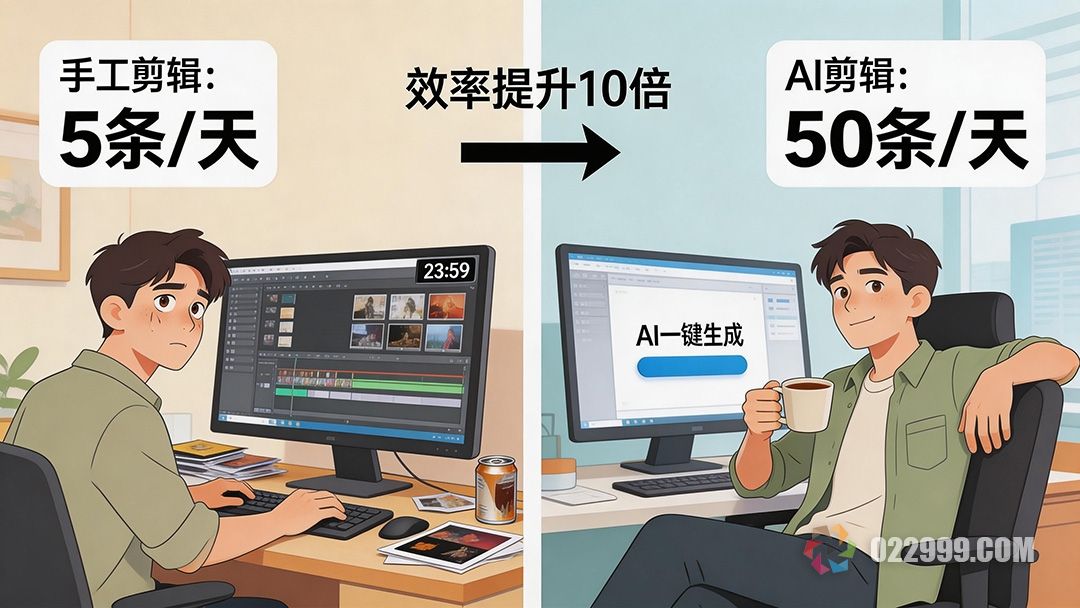 新手学视频剪辑怎么入门,AI 自动剪辑真的零基础上手5.jpg