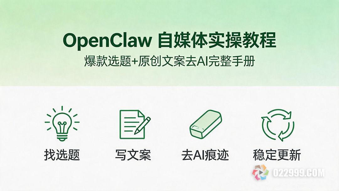 Mac mini OpenClaw自媒体实操教程，自动选题原创文案去AI挂机手册.jpg
