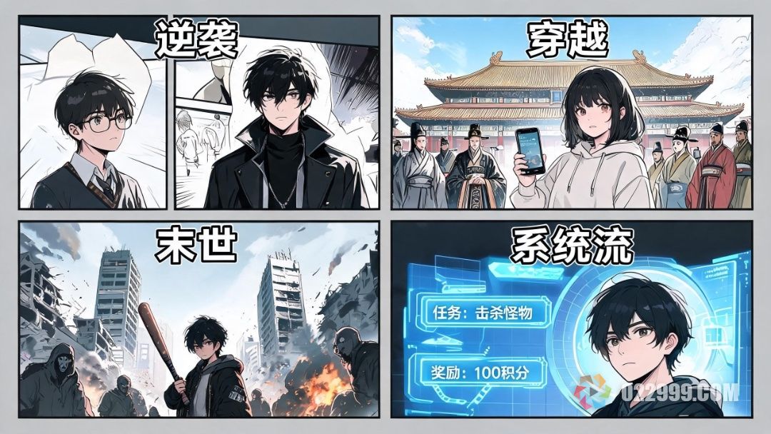 AI漫剧的各种短剧类型.jpg
